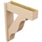 Ekena Millwork 8-in W x 28-in D x 36-in H Funston Block Rough Cedar Woodgrain TimberThane Outlooker, Primed Tan OUTUR080X28X36FST44RCPR - alternate 6